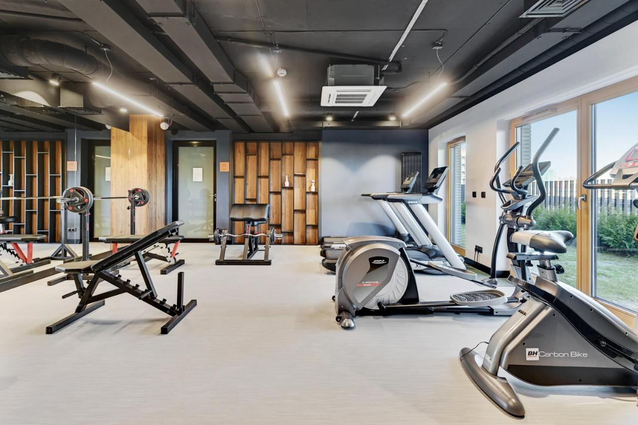 Nadmotlawie Riverside - Sauna, Gym & Parking By Downtown Apartments กดัญสก์ ภายนอก รูปภาพ
