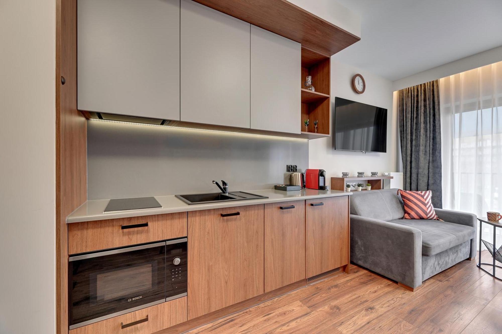 Nadmotlawie Riverside - Sauna, Gym & Parking By Downtown Apartments กดัญสก์ ห้อง รูปภาพ